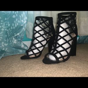 NWOT Charlotte Russe Caged Heels